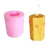 Wabenförmige Kerzen Silikonform 3D Wabenform für manuelle DIY Bienenwachsformherstellung