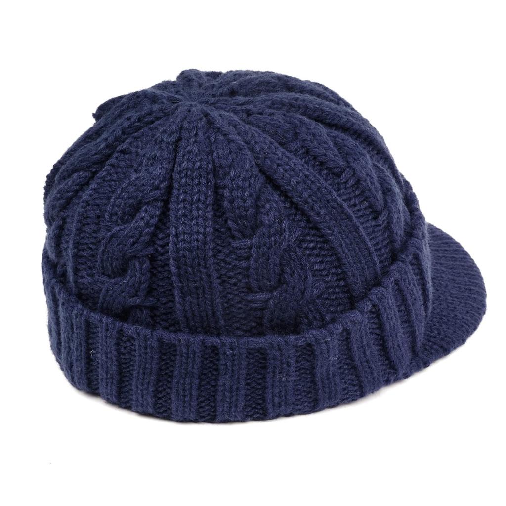 Knit Hat with Perfect for Fall and Warm and Solid Short Knit Newsboy Perfect for Unisex Men's Brim, Winter, Warm, Color, Brim, Cap, Cycling, Gift,
