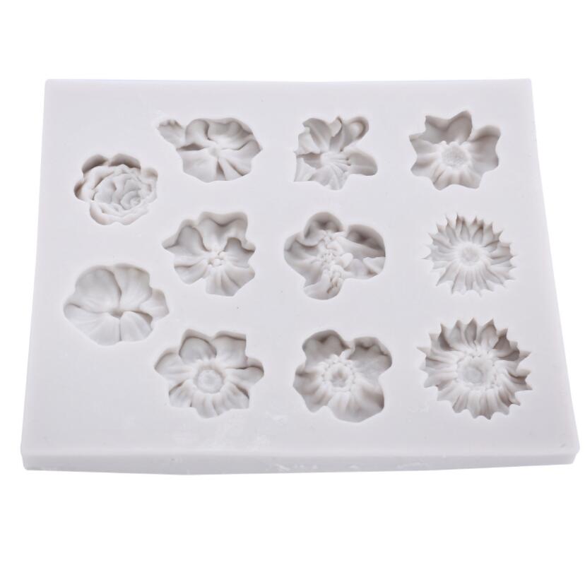 1 Stück, Rosenblattform Schokoladenform, 3D Silikonform, Blattform Bonbonform, Fondantform, Blütenpasteform, für DIY Kuchen Dekoration