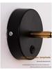 Nordic Modern Wall Lamp: Bedside Reading Light & Small Spotlight for Bedroom, Aisle, or Bathroom Mirror.