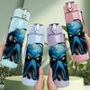 1PC Angry Octopus Monster Art 750ml Color Plastic Sports Water Bottle Leakproof Flip Straw Lid Suitable for Sports Office Home Use