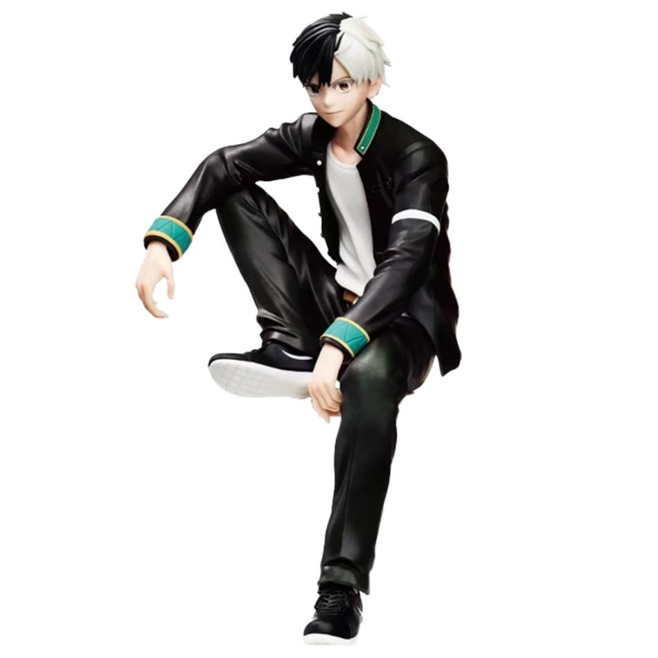 Op voorraad:15cm Japanse Anime Merchandise Figuur WIND BREAKER Sakura Haruka Figuur Kaji Ren Noodle Stopper Figuur Model Speelgoed Cadeaus Poppetje black