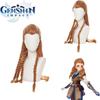 Genshin Impact Aloy Cosplay Wig Long Hair Halloween Costume Ideas