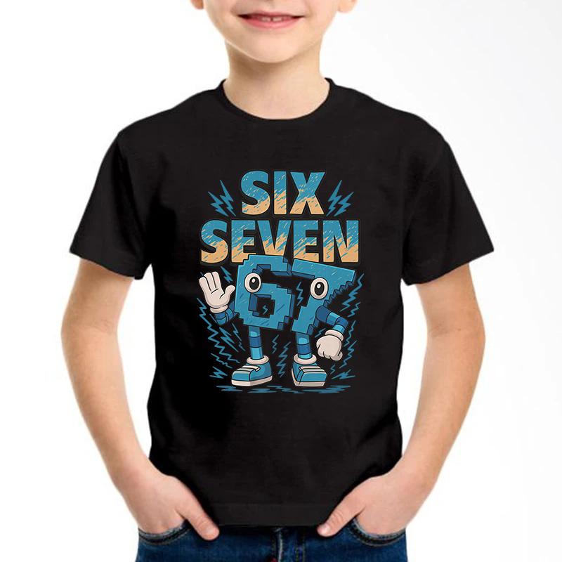 

Graphic Print T-Shirt Boy/Girl Summer Short Sleeved Kids Comfortable Tshirt Top 110
