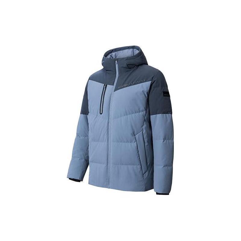 Anta Variety Training Collection Down Jacket Men s Whale Fin Blue/Wall Grey 152347910-2 M