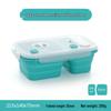 ZISIZ Outdoor Folding Silicone Lunch Box