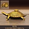 Pure Copper Longevity Ornament Burner Incense Holder Yuanbao Open Lid Turtle Home Study Desk Classical San