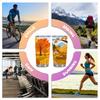 591ml Car Tumbler Autumn maple leaf elements Straw Cup Straight Tumbler Leakproof Tumbler Hot Cold Cup Stainless Steel Tumbler