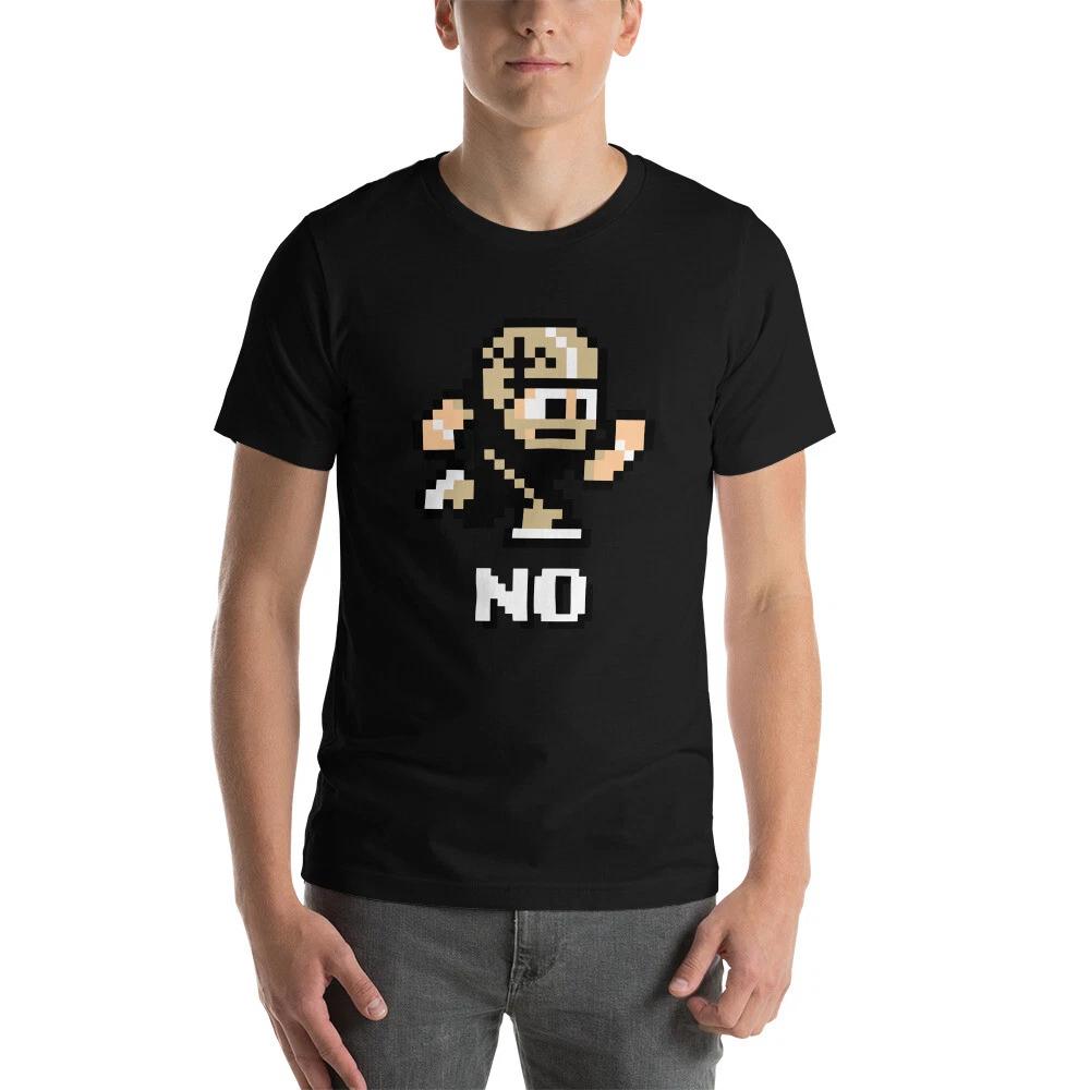 New Orleans Saints NES Football Player 8-bit Tecmo Super Bowl Nintendo T-Shirt M
