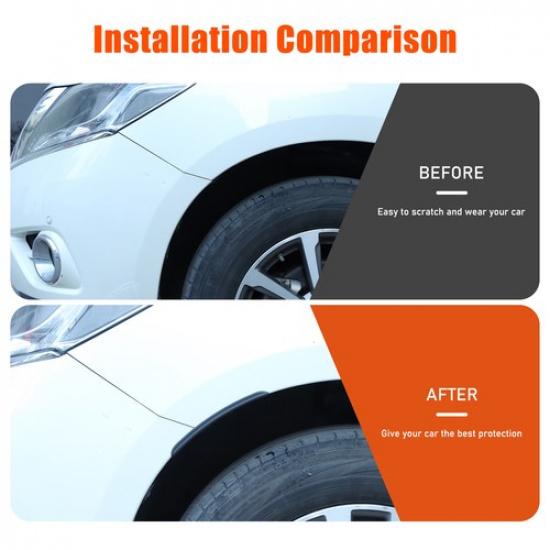 Car Wheel Eyebrow Strip Fender Flare Arch Trim Cover For Nissan Pathfinder 13-18
