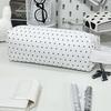 Zipper Design Pen Bag Polka Dot Pencil Case Portable Stationery Pouch Gift