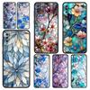 Phone Case For Samsung A56 A36 A26 A24 A12 A14 A16 A50 A70 A20E A22 A40 A34 A54 A42 A52 5G A04s A06 Cover Flower Marble Geometry