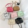 Personalized Rivet Leather Jacket Bag 2025 New Korean Version Fashion Candy Color Foreign Style Women's Shoulder Small Square Bag Pu