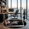 This War of Mine Printed Round Rug Carpet Chair Rug Area Rug Entryway Doormats,for Office Chair Living Room Bedroom Kitchen Room.