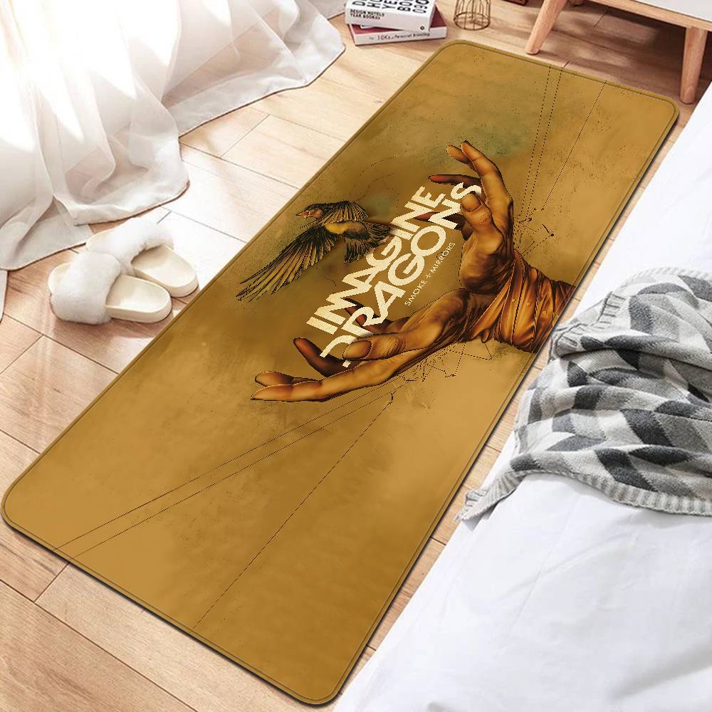 Hot Music I-Imagine D-Dragons Room Mats Cheaper Anti-slip Modern Living Room Balcony Printed Household Carpets