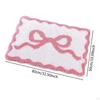 Bath Mat, Irregular Shower Toilet Soft Absorbent, Non-Slip, Washable, Bathtub