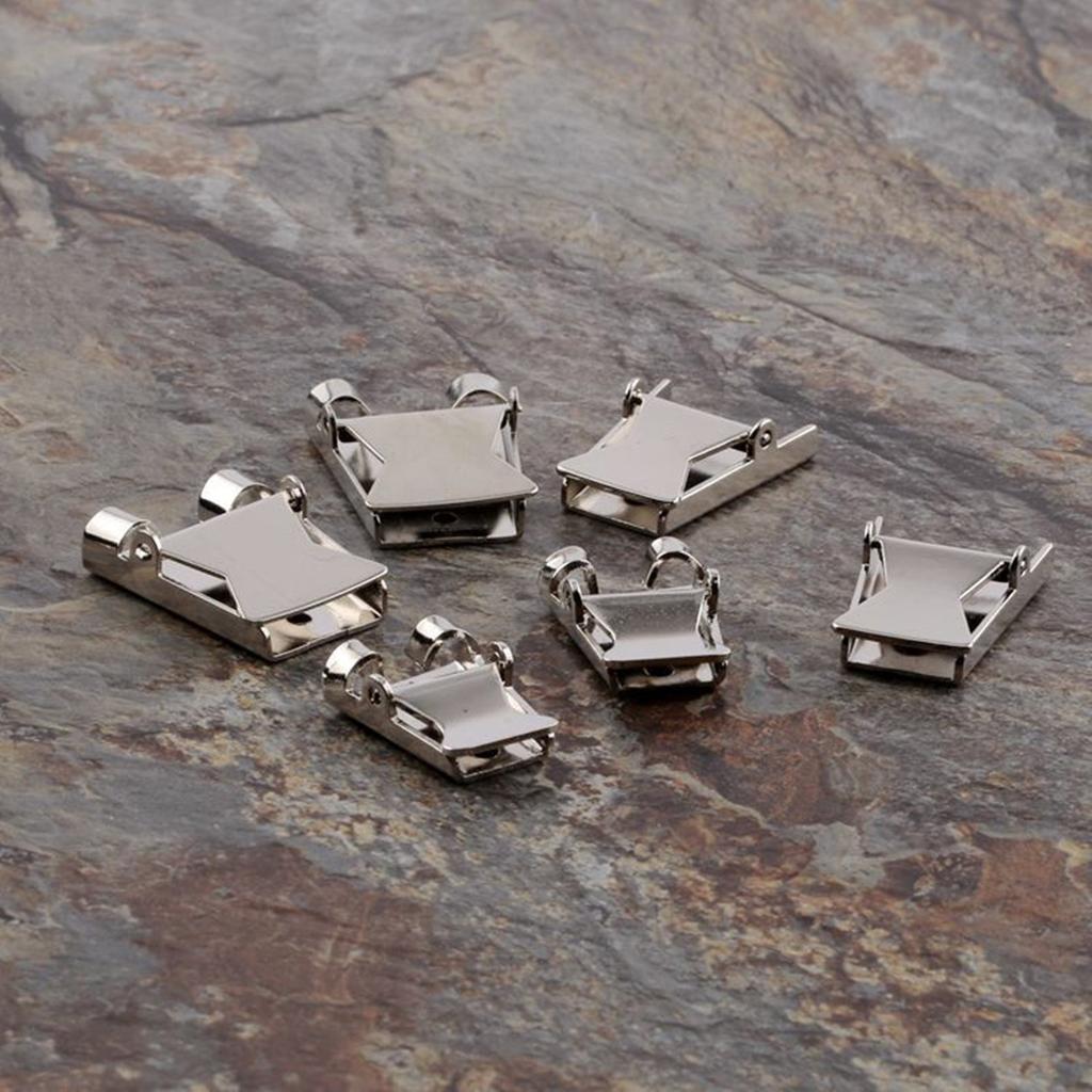 Bola Tie Slider Clasp Jewelry Craft for Bolo Tie Making Necktie Accessories Cowboy Slider Clasp Necklace Shoestring