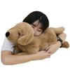 40cm 80cm Simulation Labrador Plush Toy Stuffed Lifelike Dog Animals Toy Soft Dog Pillow Hug Message Pillow Office Gift for Her