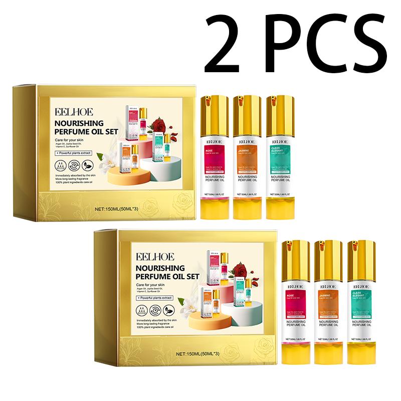 EELHOE Women's Fresh Charming Perfume Set Women's Fresh Perfume Long Lasting Eau de Toilette Fresh Flower and Fruit Scent