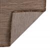 VidaXL Tapis à tissage plat d'extérieur 140x200 cm Marron
