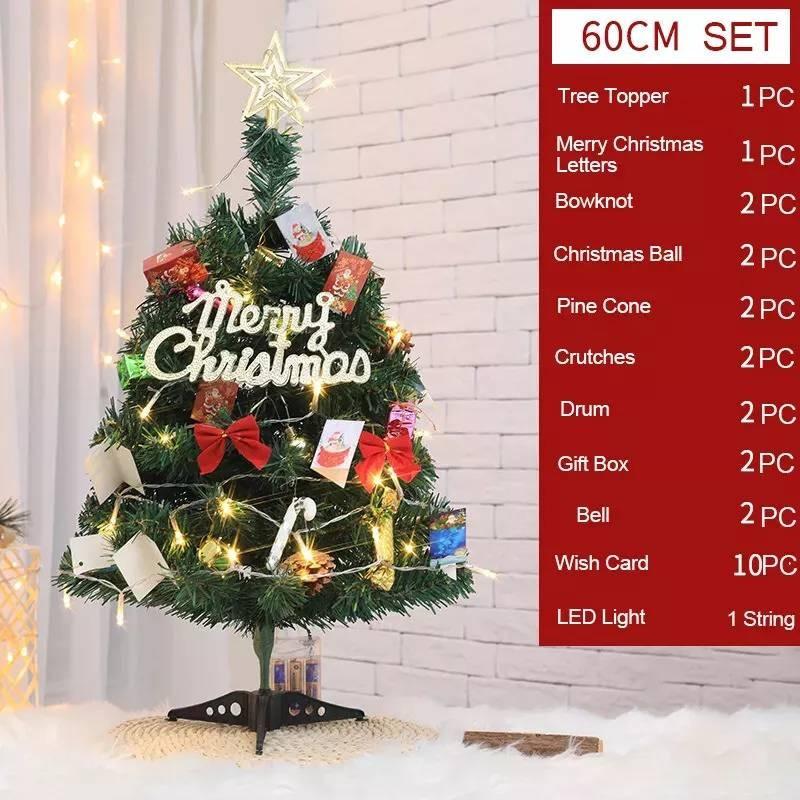 Charmantes Mini-Weihnachtsbaum-Set in 30cm, 45cm und 60cm Perfekt für Weihnachtsdekoration