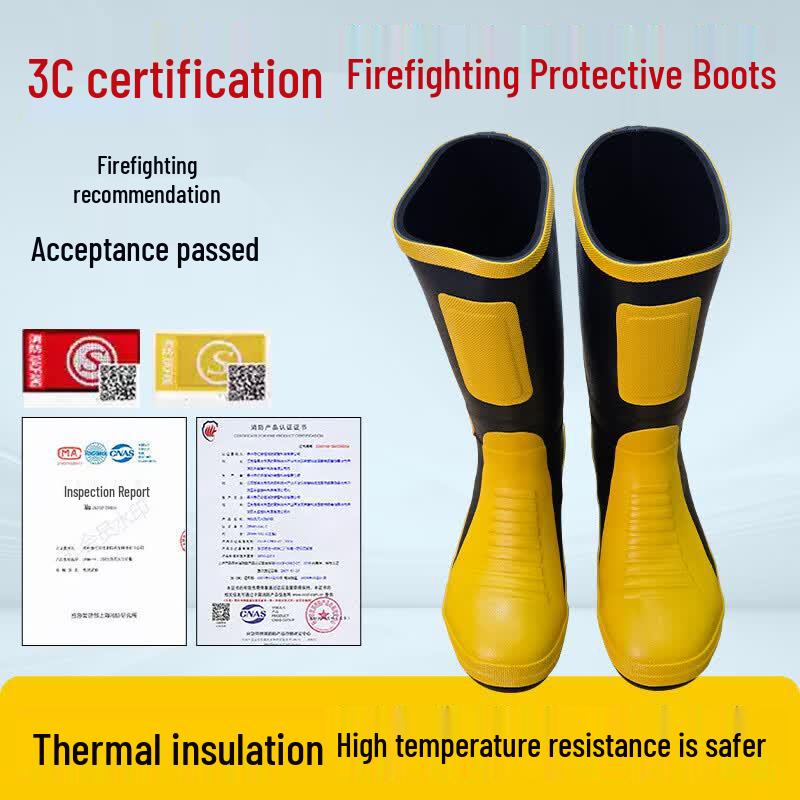 Aojiero Flame Retardant Protective Fire Boots Size 41