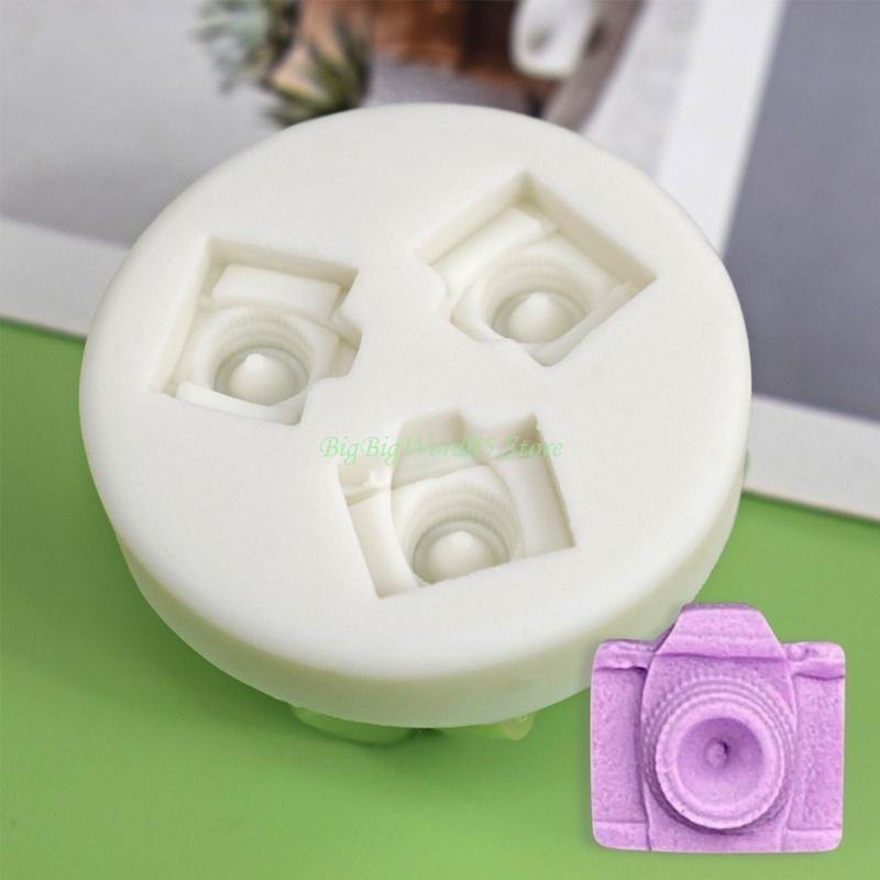 24TE Fondant Chocolate Mould Mini Camera Resin Molds Baking Decorating Mold Nonstick