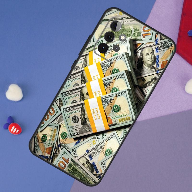 Banknote Dollar Cash Money Case For Samsung Galaxy A54 A34 A24 A14 A53 A33 A23 A13 A52 A32 A22 A12 A51 A71 A52S Cover