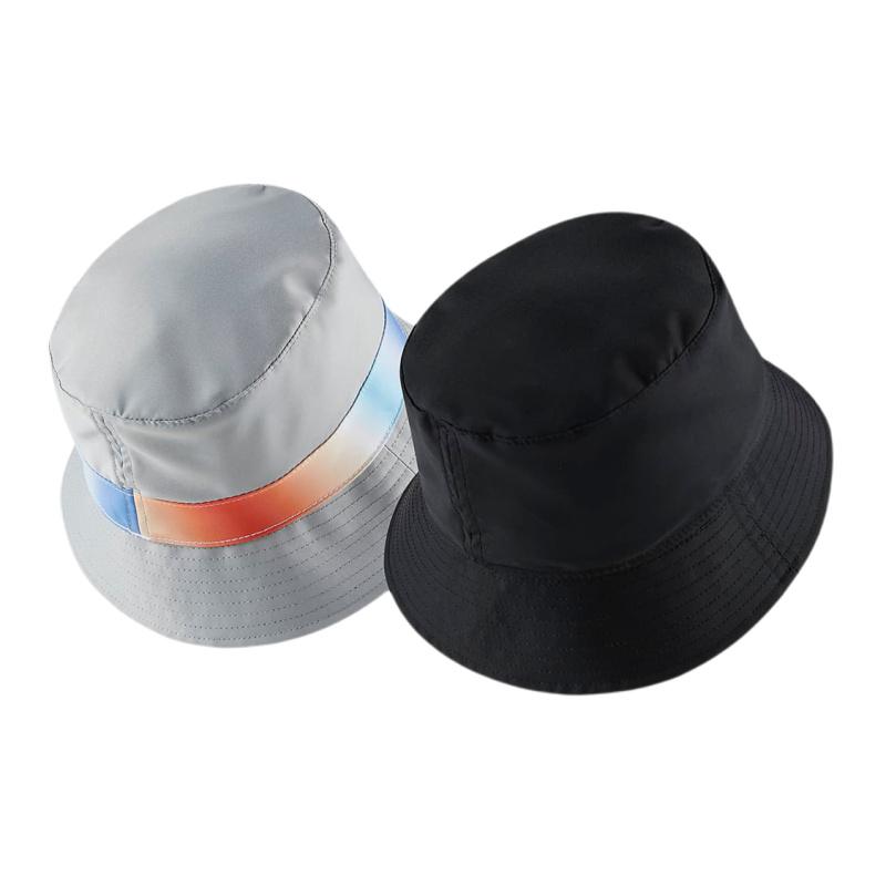 Nike Polyester Bucket Hats Kids' Light Smoke Gray/Black Casual CW5898-077