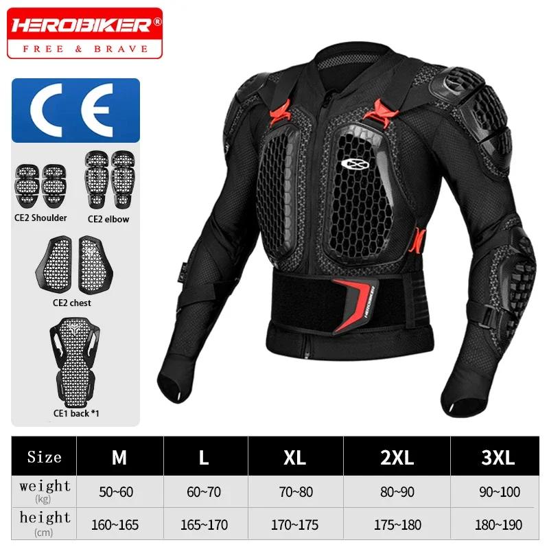 Men Motorcycle Armor Jacket Ventilated Racing Gear Accessories with Shoulder/Back Protective Guards Motorbike Safety Coat Items