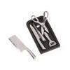 1:12 Dollhouse Kitchen Knife Set Mini Knife Scissor Peeler W/Holder Kitchen Toy