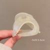 Advanced Sense Transparent Jelly Color Grab Clip Versatile Hairpin Hair Accessories Temperament Special-Shaped Grab Clip Hair Grab Shark Clip Sweet