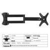 Universal Adjustable LCD Monitor & TV Wall Mount with Retractable, Rotating Arm