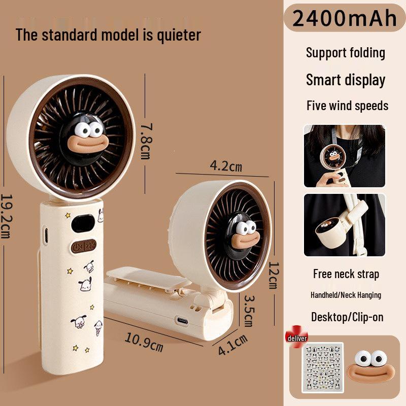

Compact USB-Powered Quiet Long-Lasting Handheld Fan for Outdoors and Office