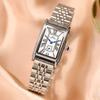 Niche Light Luxury Retro Watch Women'S Square Wind Small Dial Watch Women