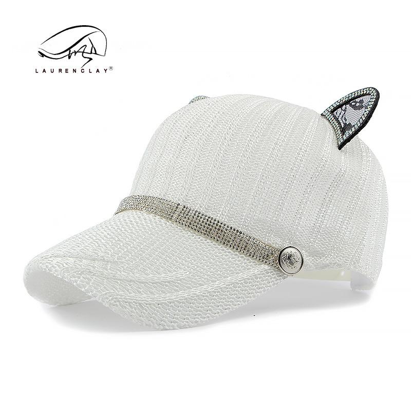 Fashion Personality Cute Cat Ears Baseball Cap Outdoor Summer Outing Outdoor Sun Protection Visor Cap Female Tide
