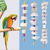 Yousheng Bird Gnawing Toy Colorful Beads Crisp Bell Relieve Boredom Bite Resistant Aid Digestion Parrot Toy for Pet Cage