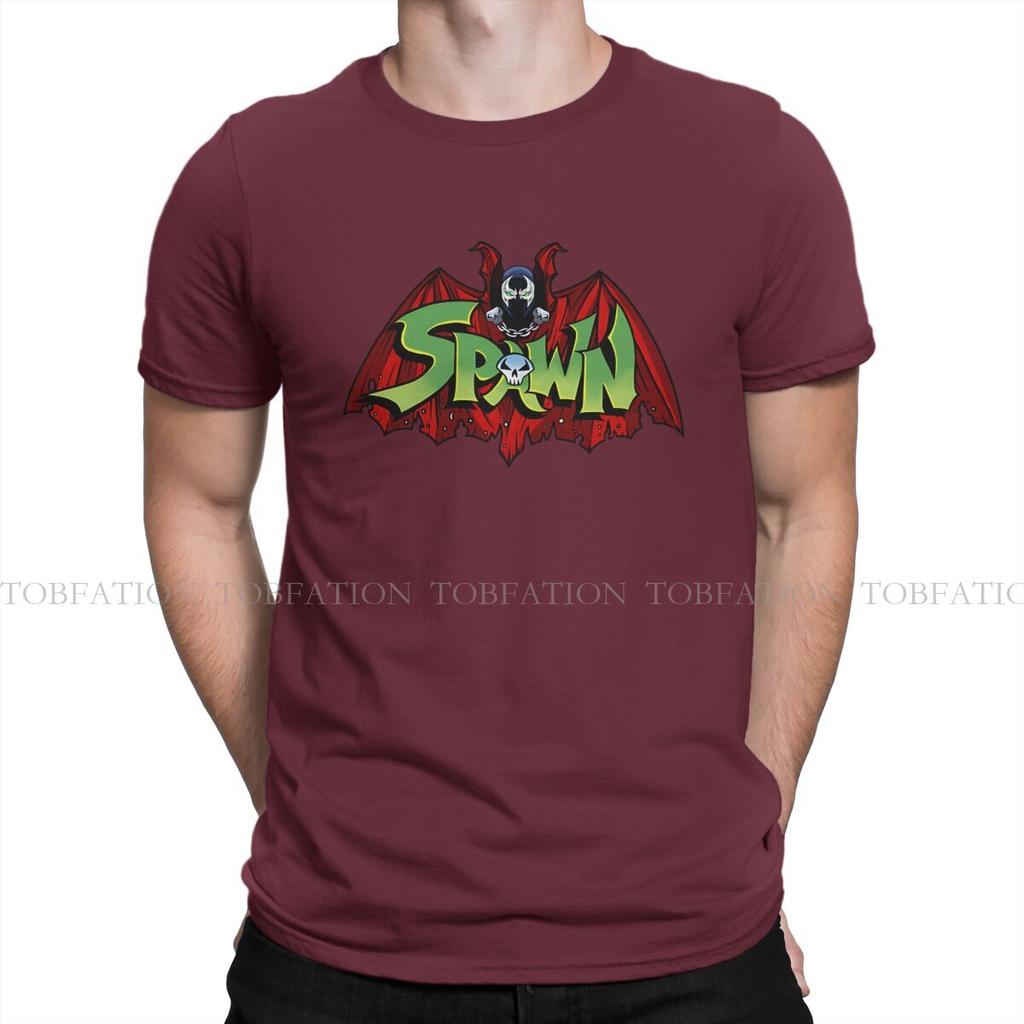 T-shirt SpawnBat da Uomo Spawn Fumetti Top Maglietta Originale 100% Cotone Stampata Larga Regalo Creativo