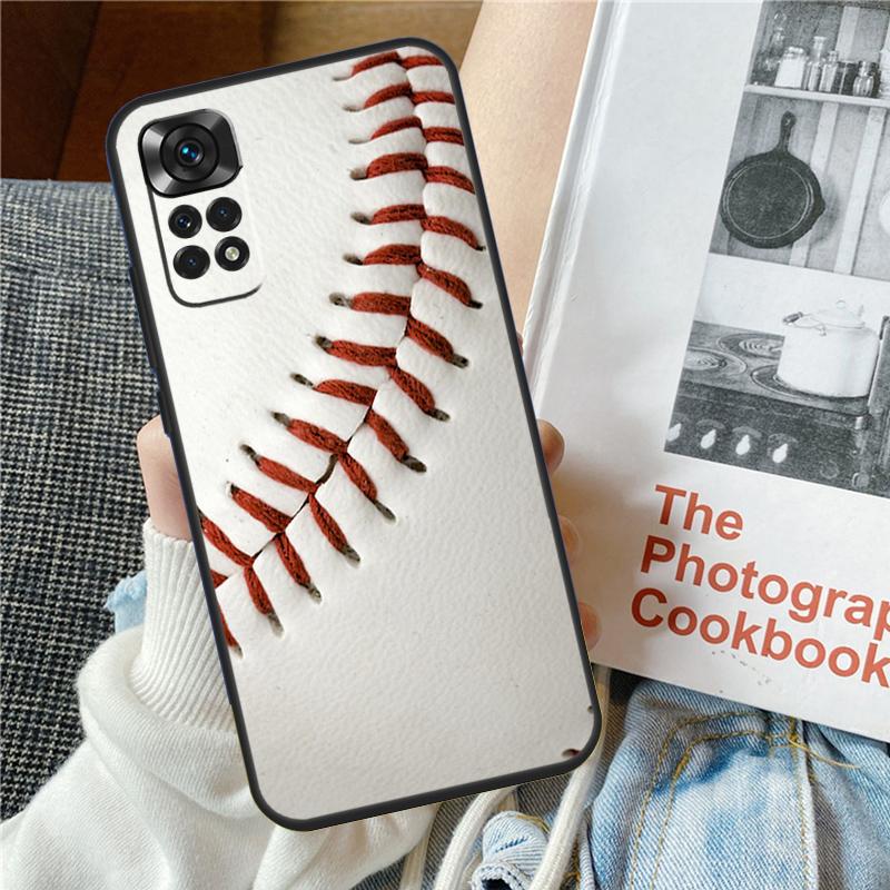 Baseball Phone Case For Xiaomi Redmi Note 12 12S 12C 13C 10 10C 10A 9 9C 10S 11S 11 Pro Soft Cover