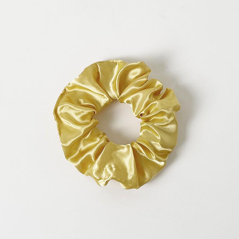 LED Light-Up Large Intestine Hair Scrunchie - Women's Shiny Nightclub Elastic Flower Headband for Parties and Christmas