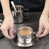 Stainless Steel Coffee Cup Set Double Wall Espresso Cup Portable Tea Cup  Household