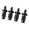 8mm To 4mm Pipe Fittings Barb Straight Connector Irrigation System Hose Reducer Quick Connector Hose Joint Twenty Pieces