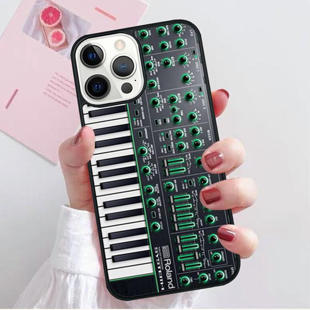Synth Synthesizer Pattern Coque Shell For iPhone 17 Air 15 16 14 13 12 Pro Max 11 Pro Max Plus Phone Case Cover