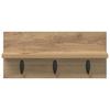 Wall mounted nightstand wall bracket Artisan Oak