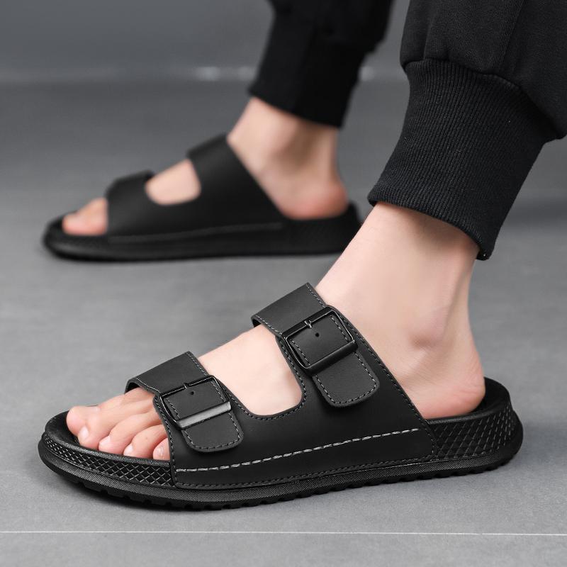 Men's Casual New Breathable Summer Fashion Slippers Anti Slip Anti Odor Soft Bottom Wear-resistant Beach Teenagers Sports Sandal