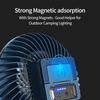Portable Multifunctional Camping Fan Light USB Charging Hook and Strong Magnetic Bottom Outdoor Adventure Camping Accessories