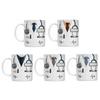 Personaliseer Keramische Koffiemok met Doktersnaam met 3D Stethoscoop Hartslag Patroon Mok Cadeau voor Ziekenhuis Professionals