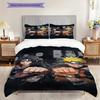 3pc Naruto-themed Printed Bedding Set( Without Core), Soft and Skin-friendly, Suitable for Bedroom or Guest Room