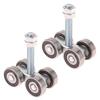 Deep Groove Bearings 4-Wheel Trolley Heavy-Duty Trolley