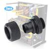 2PCS Two Touch Design Water Cooling Fitting Tighten O-Ring Compression Fitting  PC Water Cooling